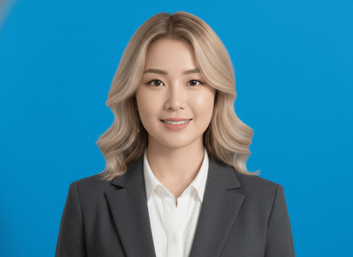 AI-generated professional ID photo